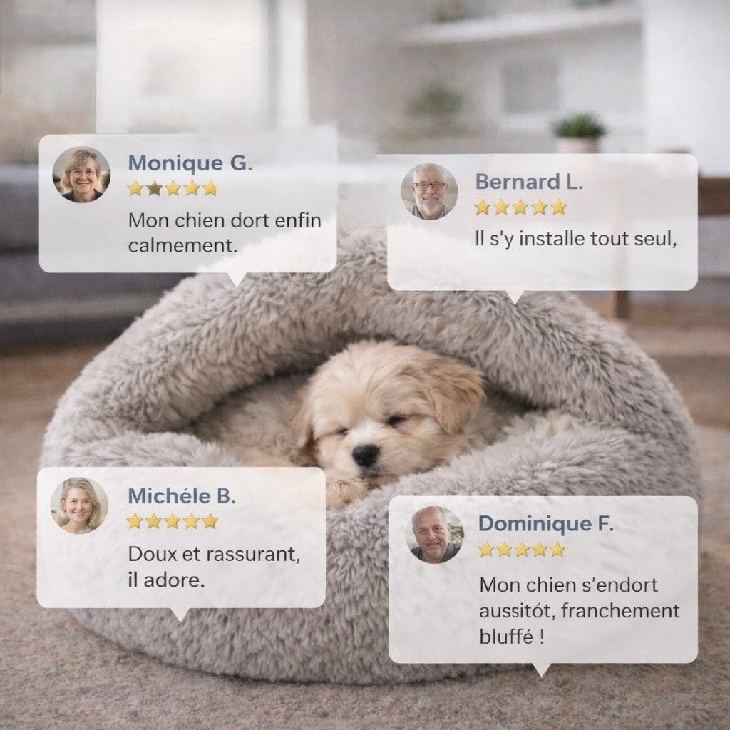 Lit Cocon Apaisant Câlinou™ pour Chiens