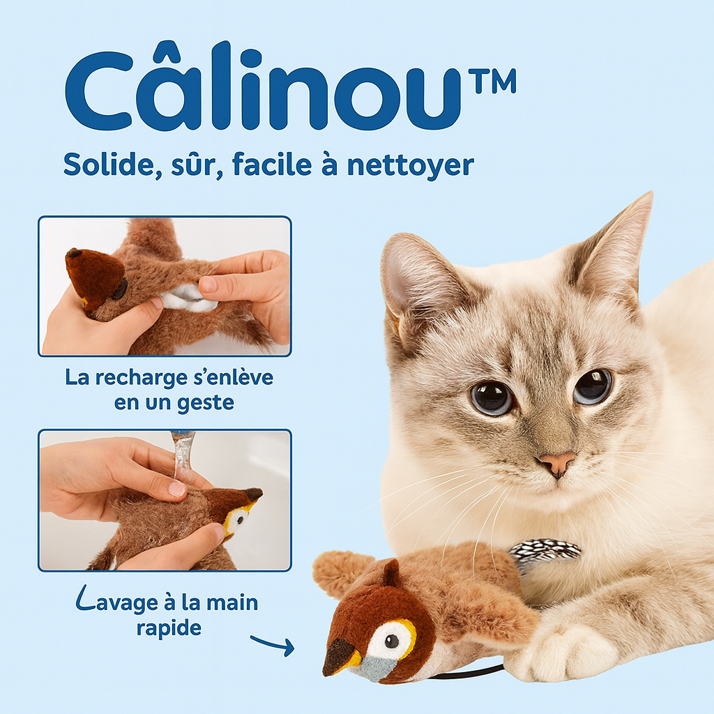 Le Jouet Câlin™ – Jouet Anti-Ennui Interactif pour Chats
